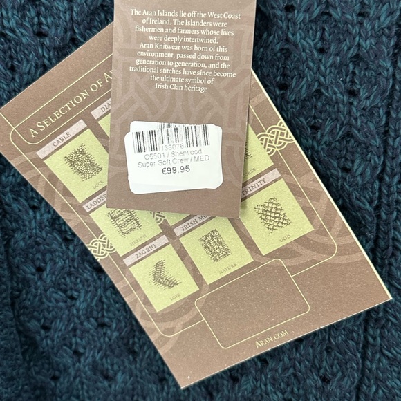 Aran Sweater Market Super Soft Crew - Picture 10 of 10